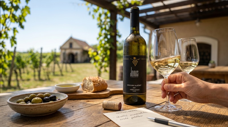Degustace vína na jižní Moravě — ochutnávka vína ve sklepě